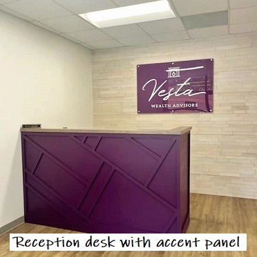 Reception desk